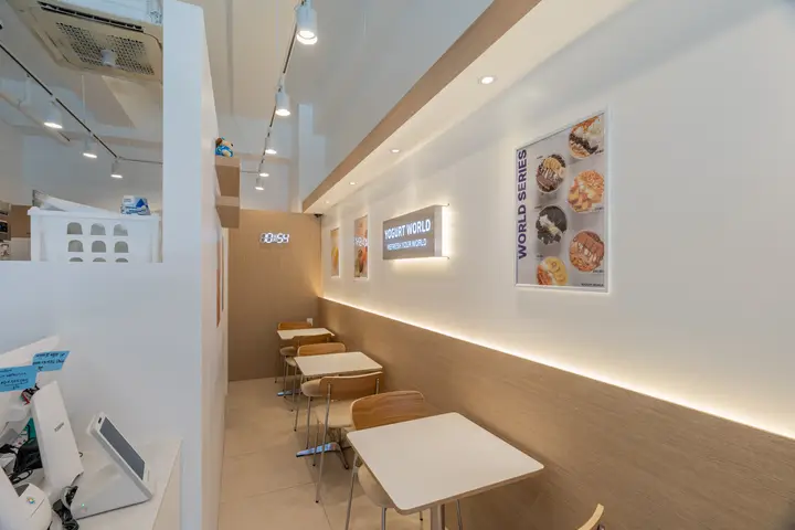 요거트 아이스크림 매장 · 인천 부평구 매장 인테리어 사진