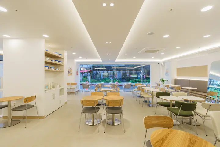 요거트 아이스크림 매장 · 인천 매장 인테리어 사진
