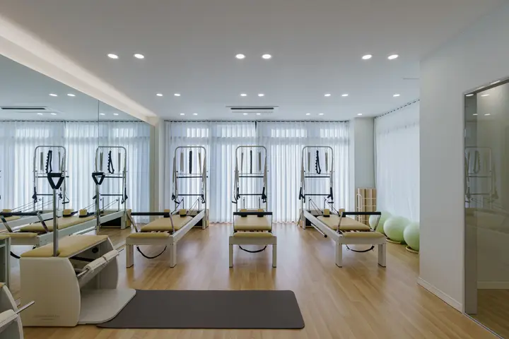 필라테스 스튜디오 상업공간 인테리어 사진